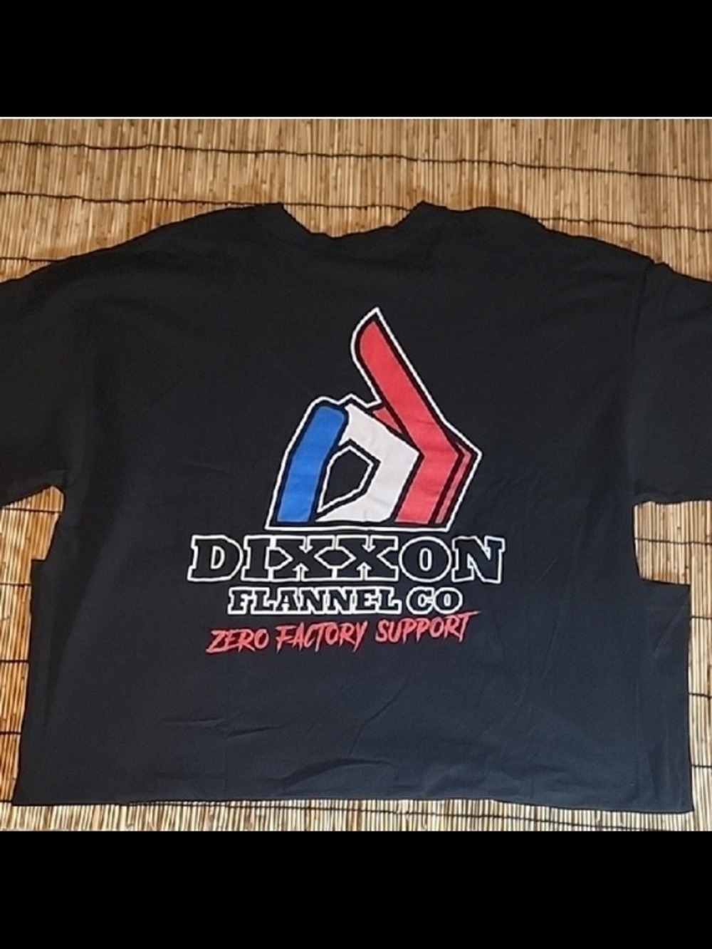 Dixxon Flannel Co Graphic Tee Zero Factory Support Black 2X